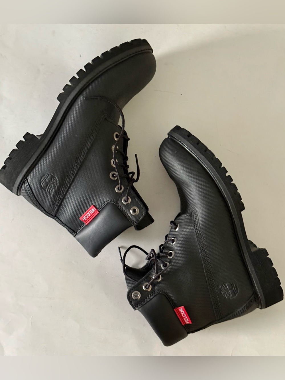 TIMBERLAND HELCOR MEN’S LEATHER BOOTS WATERPROOF DURABLE SZ 8
